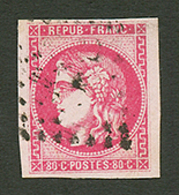 80c BORDEAUX (n°49) Obl. Signé SCHELLER. TTB. - 1870 Bordeaux Printing