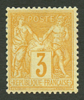 3c SAGE (n°86) Neuf *. Cote 330€. Signé Scheller & JAMET. TTB. - 1876-1898 Sage (Type II)