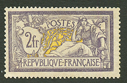 2F MERSON Violet (n°122) Neuf *. Cote 1000€. Signé SCHELLER. TTB. - 1900-27 Merson