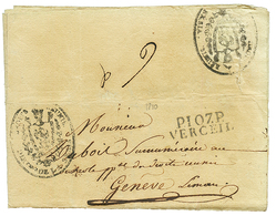 1810 P.107.P VERCEIL Sur Lettre Avec Texte Pour GENEVE (SUISSE). Superbe. - 1792-1815 : Departamentos Conquistados