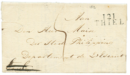 1811 121 THIEL Sur Lettre Pour LESCAUT. Superbe. - 1792-1815: Veroverde Departementen