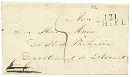 1811 121 THIEL Sur Lettre Pour LESCAUT. Superbe. - 1792-1815 : Departamentos Conquistados