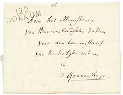 1815 122 DOKUM Sur Lettre Pour S'GRAVENHAGE. Superbe. - 1792-1815: Veroverde Departementen