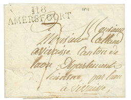 1811 118 AMERSFOORT Sur Lettre Pour La FRANCE. Superbe. - 1792-1815: Veroverde Departementen