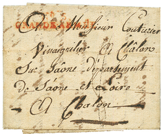 1807 N°5 GRANDE ARMEE En Rouge Sur Lettre Avec Texte Daté "PÔLENDE = POLOGNE" Pour La FRANCE. TTB. - Army Postmarks (before 1900)