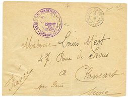 " PORT SAID AVIATION MARITIME" : 1915 Cachet AVIATION MARITIME ESCADRILLE DE + "PORT-SAID" Manuscrit + CORR. D' ARMEES P - Army Postmarks (before 1900)