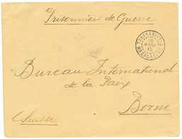 MADAGASCAR - PRISONNIER DE GUERRE : 1915 "PRISONNIERS DE GUERRE" + TANANARIVE Sur Lettre En Franchise Postale Pour Le BU - Sellos De La Armada (antes De 1900)