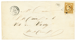 1852 10c CERES 4 Grandes Marges Obl. PC + T.15 VASSY-S-BLAISE Sur Lettre Locale. Superbe. - 1849-1850 Ceres