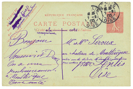 1905 ENTIER POSTAL 10c SEMEUSE Illustré Au Verso. Spectaculaire. TTB. - Otros & Sin Clasificación