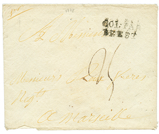 1778 COL. PAR BREST Sur Enveloppe Avec Texte Daté "ST PIERRE MARTINIQUE" Pour MARSEILLE. TTB. - Correo Marítimo