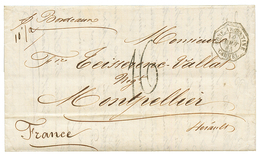 1865 CONF. ARGENTINE CARMEL + Taxe 16 (Double Port) Sur Lettre De BUENOS-AYRES Pour La FRANCE. TTB. - Maritime Post