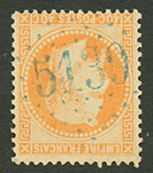 KUSTENDJE : 40c (n°31) Obl. GC 5139 En Bleu. RARE. Cote 900€. Superbe Qualité. - Sonstige & Ohne Zuordnung