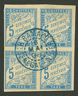 COTE D' IVOIRE : 1908 COLONIES GENERALES 5c Bloc De 4 Obl. BAMAKO SENEGAL - NIGER. Superbe. - Otros & Sin Clasificación