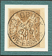 OBOCK : CG 30c SAGE (n°26) TTB Margé Obl. OBOCK COLONIES FRANCse. Superbe. - Other & Unclassified