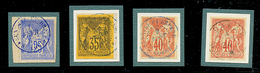 SENEGAL : CG Type SAGE 25c ST LOUIS , 35c GOREE, 40c GOREE, 40c DAKAR. TTB Ensemble. - Other & Unclassified