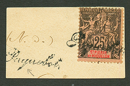 ST PIERRE ET MIQUELON : 25c Obl. PAQUEBOT (cachet Type Cursive) Sur Fragment. Superbe. - Other & Unclassified