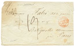 "CAPESTERRE Manucrit" : 1840 "CAPESTERRE" Manuscrit (NON SIGNALE) + OUTRE-MER LE HAVRE Sur Enveloppe(pd) Taxée Pour PARI - Andere & Zonder Classificatie