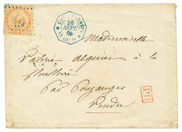 "Double PORT TARIF MILITAIRE" : 1865 40c AIGLE Obl. SNG + CORR. D' ARMEES ST LOUIS Sur Enveloppe Pour La FRANCE. Rare Do - Otros & Sin Clasificación