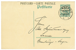 1915 ENTIER Rare 5c S/ 5pf OCCUPATION FRANCO-ANGLAISE Obl. ANECHO TOGO To LOME. RARE. TTB. - Otros & Sin Clasificación