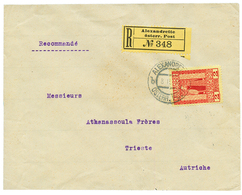 ALEXANDRETTE SYRIA : 2P Canc. ALEXANDRETTE On REGISTERED Envelope To TRIESTE. Scarce. Vvf. - Eastern Austria