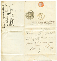 1848 BELGRAD/3.AUG On Entire Letter From PRIZEN To PEST. Disinfected Cachet On Reverse. Superb. - Eastern Austria