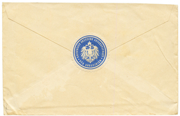 ETHIOPIA - GERMAN Consular Mail : Scarce Blue Label KAISERLICH DEUTSCHE GESANDTSCHAFT FUR ABESSINIEN On Reverse Of Envel - Otros & Sin Clasificación