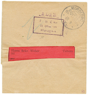 1915 MOROGORO + Boxed Cachet MOROGORO + 2 1/2H Violet On Wrapper To TABORA. Vvf. - África Oriental Alemana