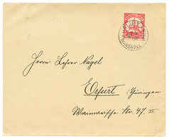 1908 10pf Canc. JALUIT MARSCHALL INSELN On Envelope To ERFURT. Superb. - Isole Marshall