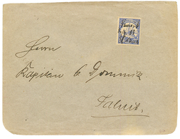 "ATOLL POST" : 1908 20pf Pen Cancel On REGISTERED Envelope To JALUIT. Signed GROBE. Vvf. - Islas Marshall