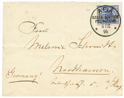 VORLAUFER : 1896 20pf (V48d) Canc. APIA On Envelope To GERMANY. Signed BOTHE. Superb. - Samoa