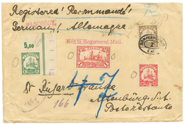 1909 SAMOA 3pf Canc. SAN FRANCISCO CAL Cds + TOGO 5pf + 10pf(fault) + 1 MARK Refused + PAQUEBOT + NOT IN REGISTERED MAIL - Samoa