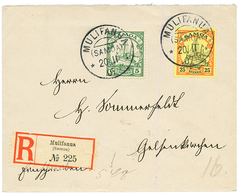 "MULIFANUA" : 1907 5pf + 25pf Canc. MULIFANUA On REGISTERED Envelope To GERMANY. Signed BOTHE. Superb. - Samoa