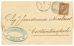 1878 30c On Entire Letter With Full Text To CONSTANTINOPLE. Verso, Austrian Cds CONSTANTINOPEL. Vvf. - Sin Clasificación