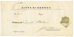 "PRINTED MATTER Rate To GIBRALTAR " : 1893 1c Canc. GENOVA On Complete PRINTED MATTER To GIBRALTAR With Arrival Cachet O - Non Classificati