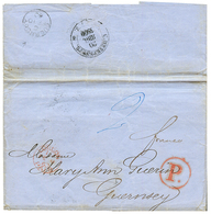 RUSSIA To CHANNEL ISLANDS : 1860 Entire Letter From ST PETERSBURG To GUERNESEY. Vvf. - Otros & Sin Clasificación