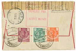 SPANISH GUINEA : 1915 5c+ 10c+ 15c Canc. FERNANDO-POO On Censored Envelope To SWITZERLAND. Vvf. - Otros & Sin Clasificación