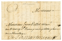 GIBRALTAR To MARTINIQUE : 1718 Entire Letter Datelined GIBRALTAR To MARTINIQUE. Scarce. Vvf. - Gibraltar