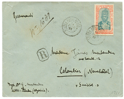 1911 8g Canc. ADDIS ABABA POSTES (french Type) On REGISTERED Envelope To SWITZERLAND. Scarce. Vvf. - Ethiopia