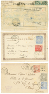 1902/04 Lot 3 Interesting Cover To And From JAPAN. Scarce. Vvf. - Otros & Sin Clasificación