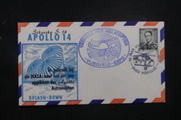 BELGIQUE - Enveloppe Par Hélicoptère En 1971, Affranchissement Et Oblitération Plaisants - L 42354 - Lettres & Documents