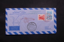 HONGRIE - Enveloppe Par Hélicoptère En 1971 Affranchissement Et Cachets Plaisants - L 42378 - Cartas & Documentos