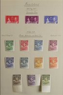 BRITISH AFRICA 1937-1952 KGVI SUPERB MINT COLLECTION On Leaves, Includes BASUTOLAND 1938 Set, 1948 Wedding Set, BECHUANA - Other & Unclassified