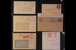 OIL INDUSTRY METER MAIL, ADVERTISING ENVELOPES & POSTCARDS - Each With A Petroleum Company Name Or Theme Related To The  - Unclassified