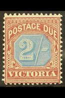 VICTORIA POSTAGE DUE. 1890-94 2s Dull Blue & Brown Lake, SG D9, Fine Mint For More Images, Please Visit Http://www.sanda - Altri & Non Classificati