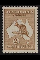 1915 2s Brown, Wmk Narrow Crown, Kangaroo, SG 41, Very Fine Mint. For More Images, Please Visit Http://www.sandafayre.co - Other & Unclassified