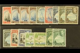 1938-52 1d To 1s, The Complete SG Listing Of Shades, SG 110/115a, Fine Mint. (16) For More Images, Please Visit Http://w - Bermuda