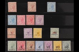 1865-1899 MINT COLLECTION On Stock Pages, All Different, Includes 1865 6d (small Faults, Cat £425), 1872-79 3d Perf 12½  - Honduras Britannico (...-1970)