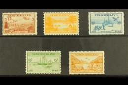 1933 Tourist Publicity Set Complete, SG 230/4, Fine And Fresh Mint. (5 Stamps) For More Images, Please Visit Http://www. - Andere & Zonder Classificatie