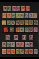 1912-1936 KGV USED COLLECTION An Impressive Array Including Some Postmark Interest. Note 1912-15 (Mult Crown CA) Set To  - Ceilán (...-1947)