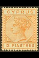 1892-94 12pi Orange Brown, Die II, SG 37, Very Fine Mint. For More Images, Please Visit Http://www.sandafayre.com/itemde - Otros & Sin Clasificación